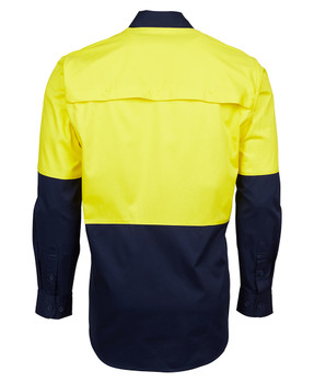 Jb's Hi Vis L/S 150g Work Shirt 6HWSL