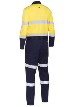 Taped Hi Vis Coverall with Waist Zip Opening BC6066T