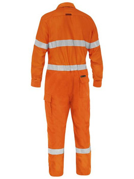 Apex 185 Taped Hi Vis FR Ripstop Vented Coverall BC8478T