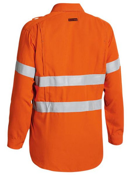 TenCate Tecasafe® Plus 580 Taped Hi Vis Lightweight FR Vented Shirt BS8097T