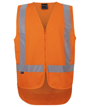 Jb's Nsw/Qld Rail (D+N) Zip X-Back Safety Vest