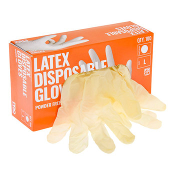 Pro Choice 10x Disposable Latex Powder Free Gloves - MDLPF