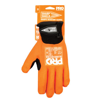 Pro Choice Sharp Shield Needle Resistant Gloves Orange - LF