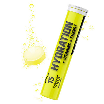 Thorzt 8x  Effervescent Tablets - Hydration + Vitamins & Energy Punch- THEV15-PU