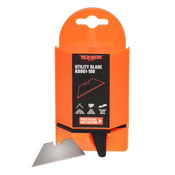 Pro Choice Ronsta Knives Utility Blades (Pack Of 100)- KB001-100 Pro Choice Ronsta Knives Utility Blades (Pack Of 100)- KB001-100