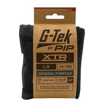 G-Tek 12x XTR 15G GP Nitrile Dotted Glove -34-755