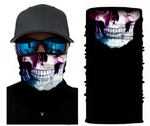 Simba Bandana face mask Neck Gaiter Coloured Skull S36