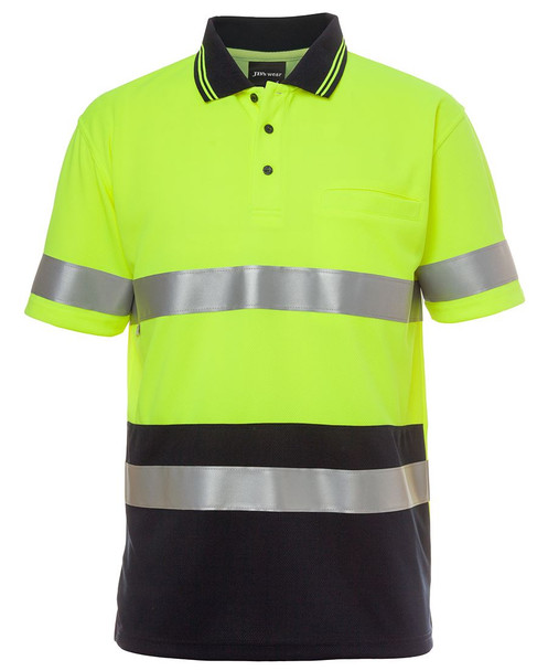 HI VIS S/S (D+N) TRADITIONAL POLO 6HVST