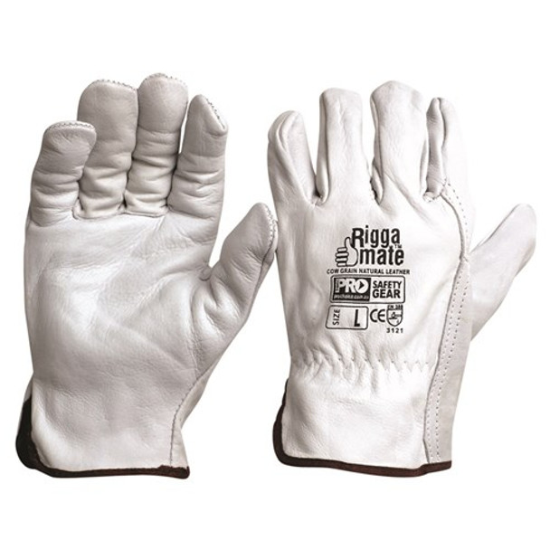 ProChoice® Riggamate Natural Cowgrain Gloves CGL41N pk12