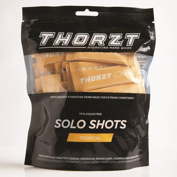 THORZT Sugar Free Solo Shot - 50 x 3gm Sachets - Tropical SSSFTR