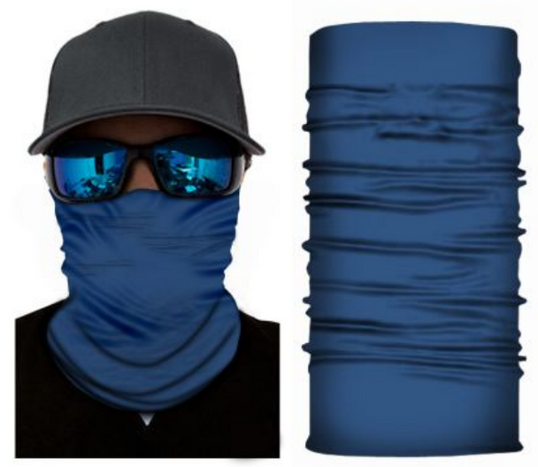 Simba Bandana face mask Neck Gaiter Plain Blue S98