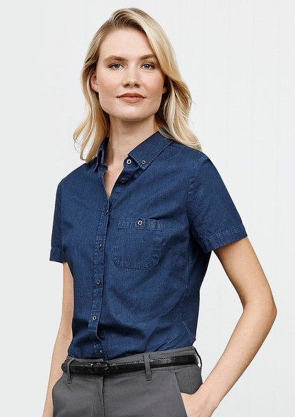 Clearance Indie Ladies Short Sleeve Shirt S017LS