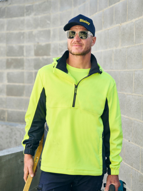 Hi Vis Liquid Repellent Fleece Hoodie BK6571