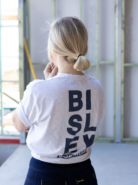 Bisley Cotton Vertical Logo Tee BKT091