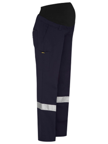 Women's Taped Maternity Drill Work Pants BPLM6009T