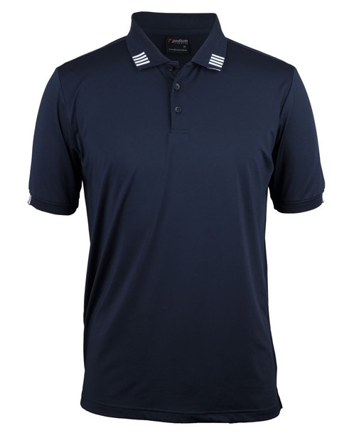 Podium 4 Stripe S/S Stretch Polo 7S4P