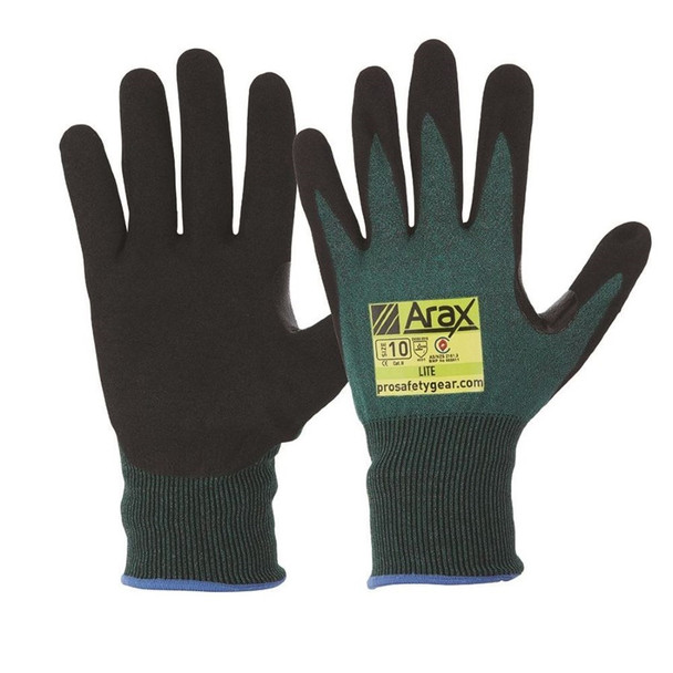 Pro Choice 12x Arax Green Nitrile Sand Dip Palm - AGND