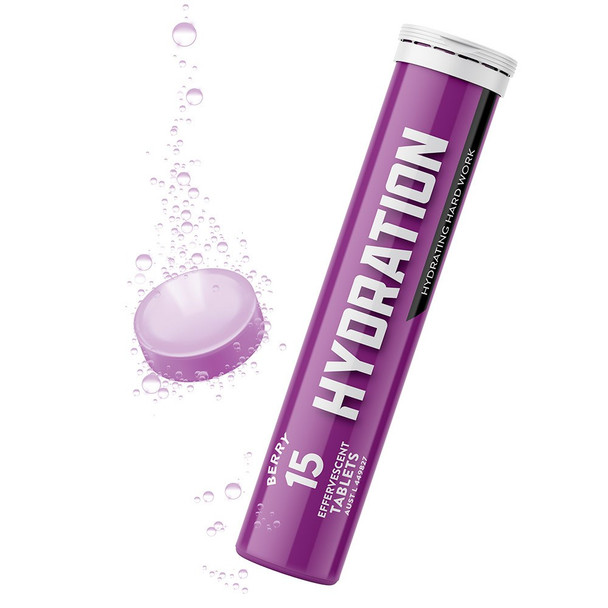 Thorzt 8x Effervescent Tablets - Hydration Berry- THEV15-BE