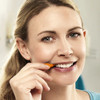 TePe Fine 0.45 mm Orange Interdental Brush used by a person