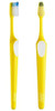Tepe Nova Toothbrush - Extra Soft view of whole yellow toothbrush