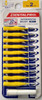 DentalPro Size 2 - X-Small I-Shape Yellow Interdental Brushes 10-Pack view of package