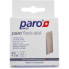 Paro Fresh Sticks - 96 Pack of Mint Flavored Wooden Dental Sticks | Swiss Lindenwood | Flexible When Moistened | Triangular Shape for Interdental Cleaning | Plaque Remover | Gum Massager | Sustainable Material | Made in Switzerland view of package view of package