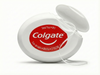 Colgate Total Dental Floss, Mint Flavor, Travel Size 3 Yards, Waxed Glide Floss for Plaque Removal Between Teeth and Along Gumline, Compact Pocket Pack - with floss strand sticking out
