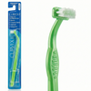 Curvex II Implant / Special Care ToothBrush - Soft - Curved Bristle Design - Gentle on Gums - Compact Head for Hard-to-Reach Areas - Ideal for Dental Implants, Sensitive Mouths & Post-Surgery Care - Made in USA - view of the toothbrush blister package and a zoomed view of the toothbrush