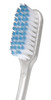 Colgate SlimSoft Floss Tip Soft Ultra Compact Toothbrush zoomed view of toothbrush head