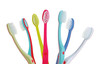 Edel+White Swiss Made Flosser ULTRA-SOFT DUO Toothbrush - 2 Pack another view of the colors of the toothbrushes
