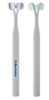 Dr Barman's Super Brush Special #2 - Medium Head Extra Soft - front and back views of toothbrush