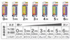 DentalPro Size 6 - Extra Large I-Shape purple Interdental Brushes 10-Pack view of packages
