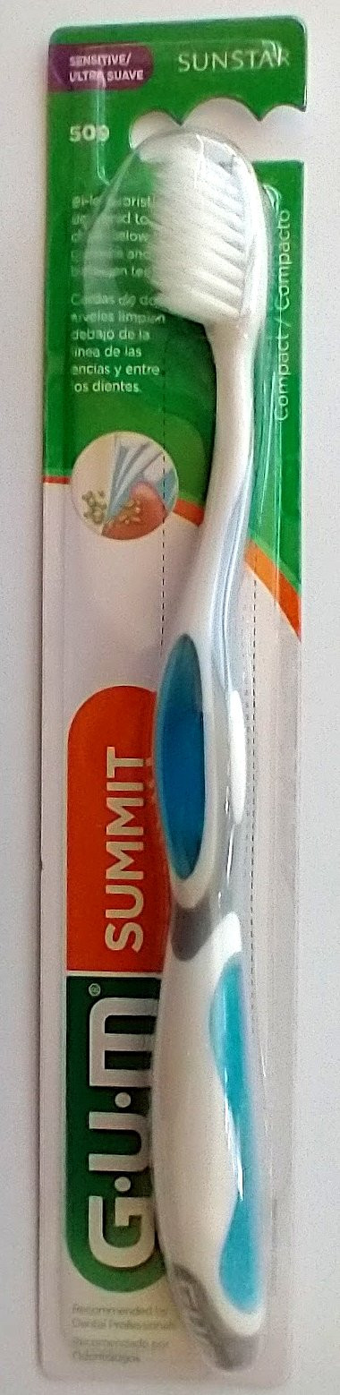 Gum 509 Summit + Sensitive Compact Head Toothbrush (Butler GUM 509)