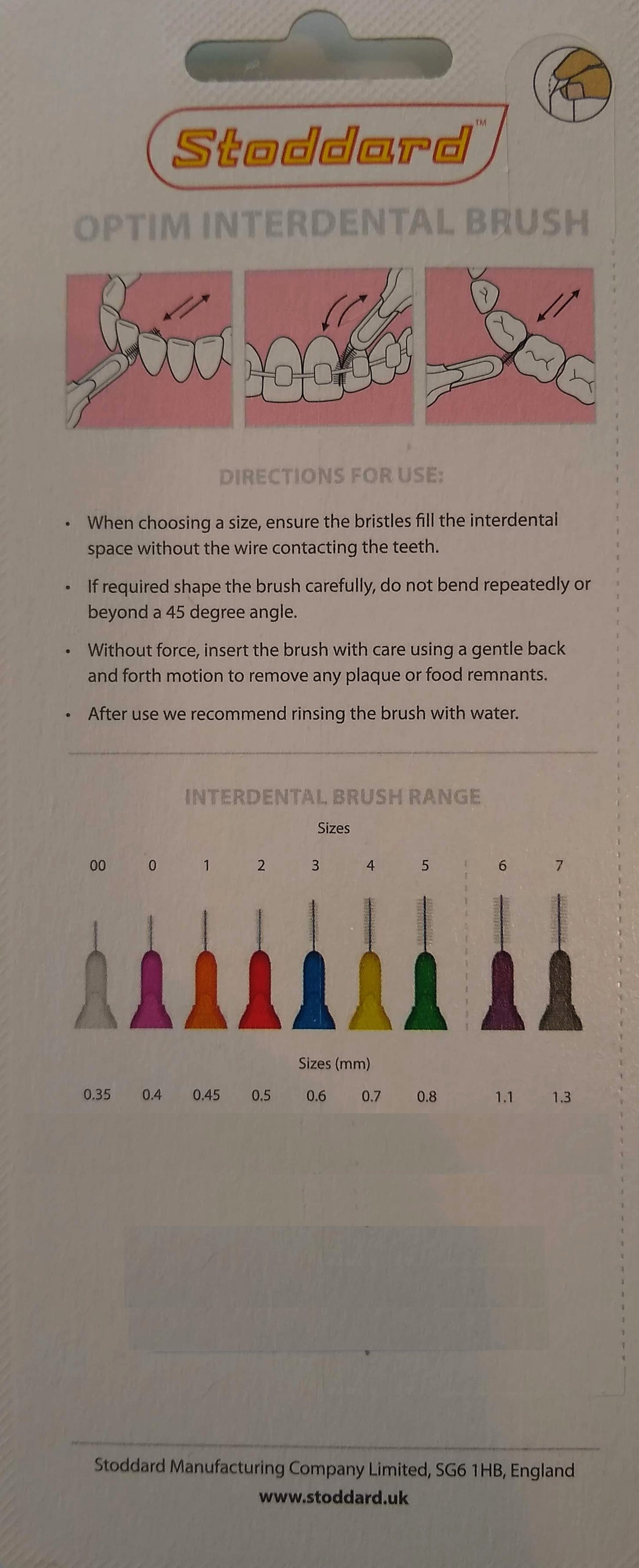 Stoddard ICON Interdental brushes Medium Green 5mm