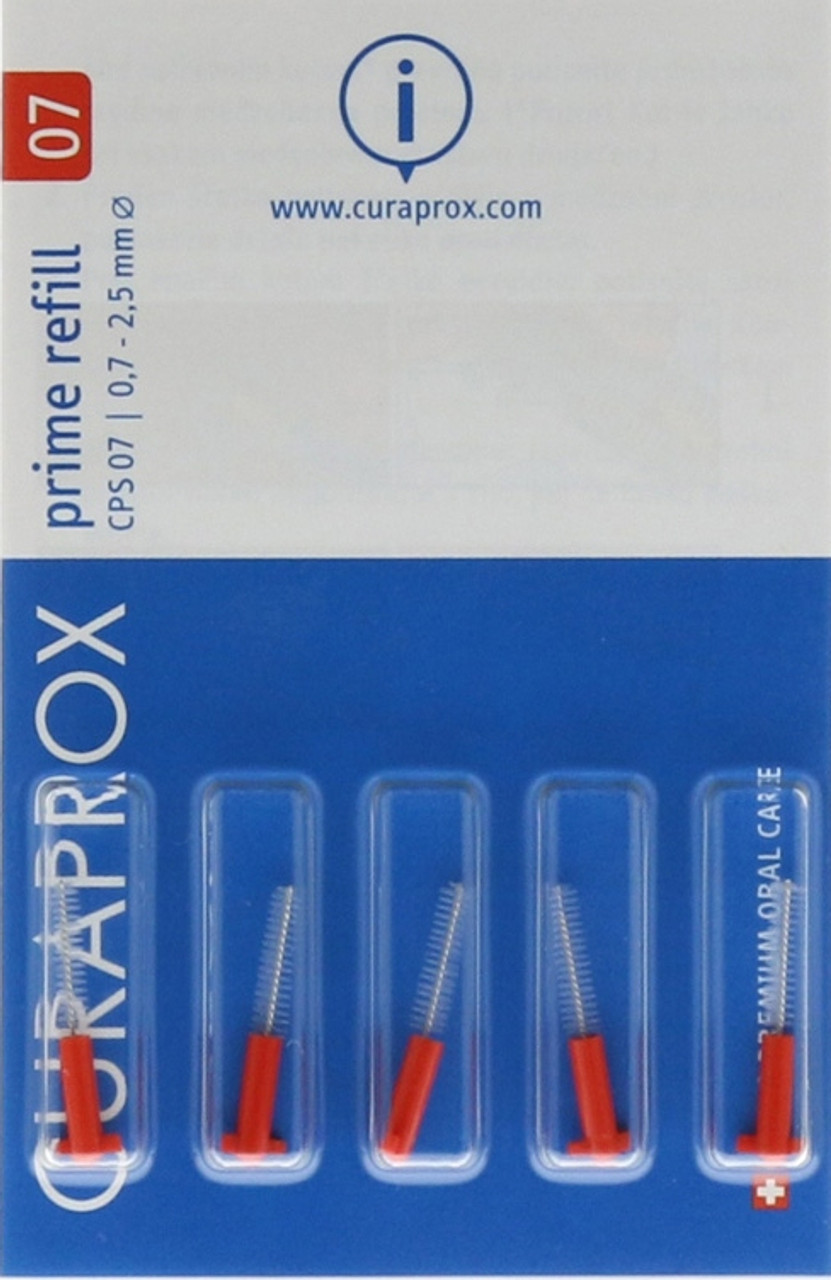 Curaprox Prime CPS 07 Interdental Brushes - 5 Pack (CPS07)