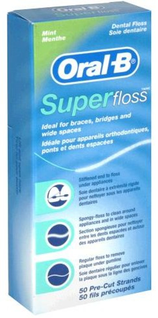 Super Floss for Braces, Bridges and Wide Gaps