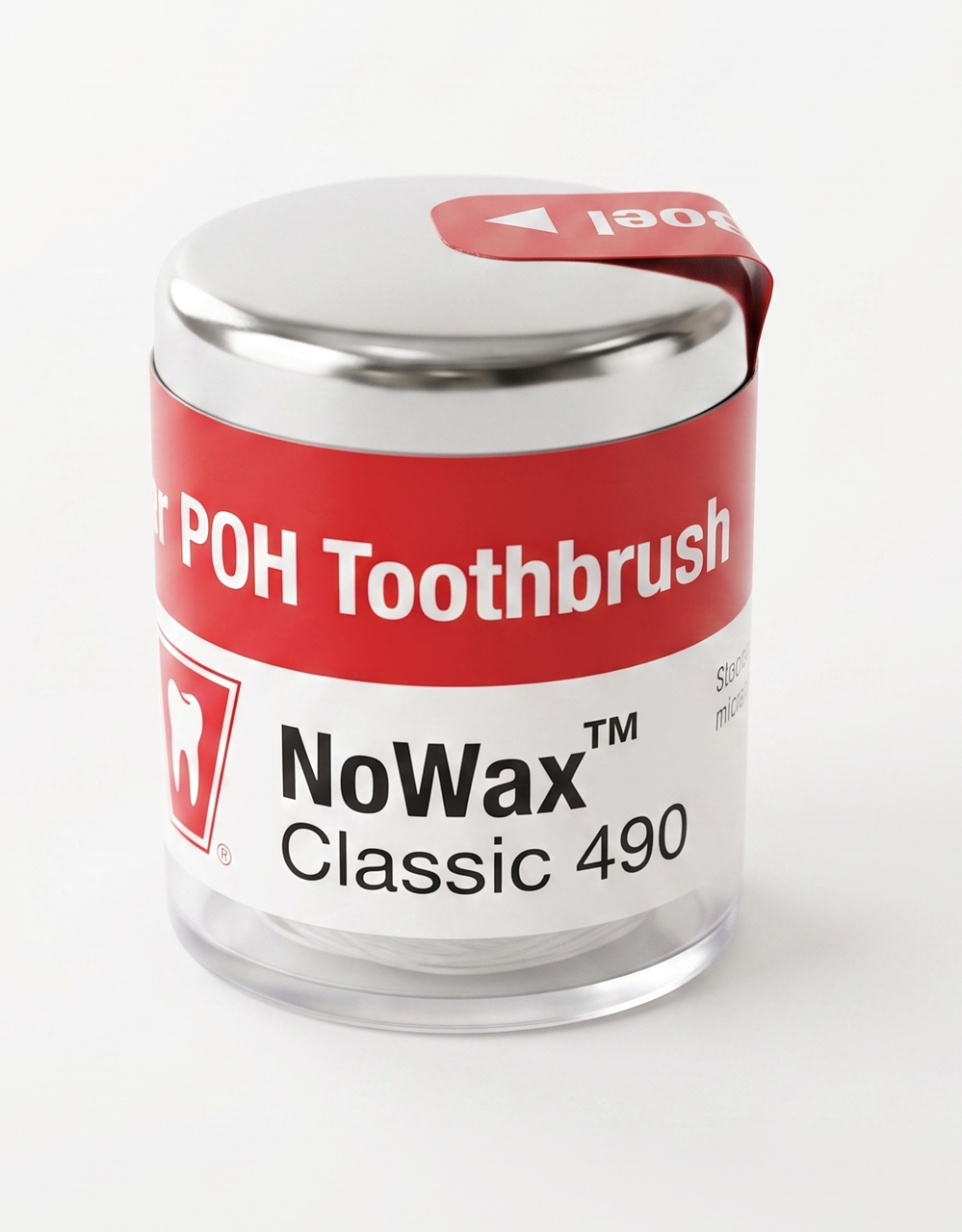 POH Classic Super Thin White 490 NoWax Dental Floss - 100 Yards