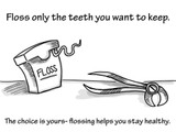 Floss only the teeth you want to keep - Sage Life Advice