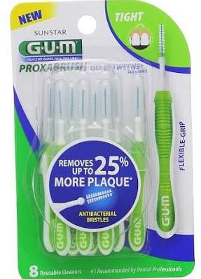 GUM GoBetweens Tight Proxabrush Cleaners Interdental Brushes 10 Pack