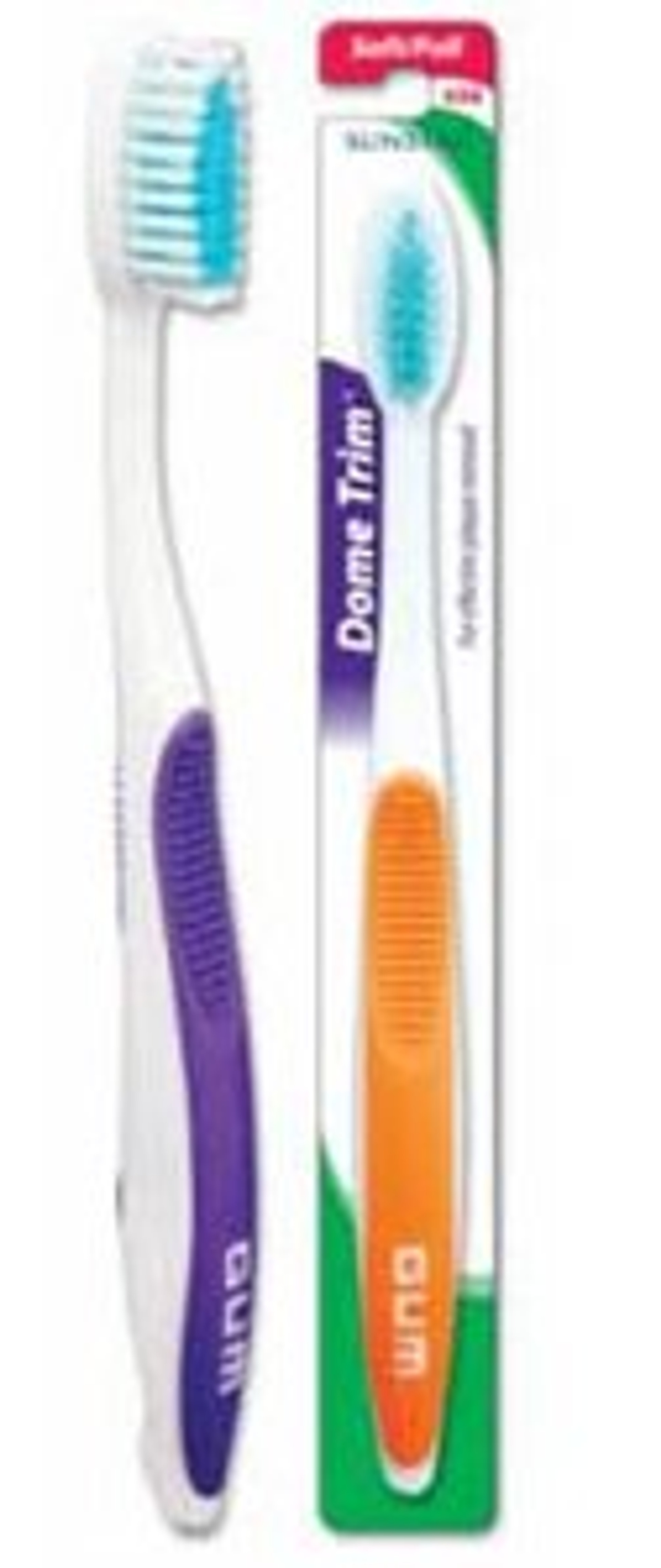 GUM 457 DomeTrim Soft Compact Head ToothBrush KleenTeeth