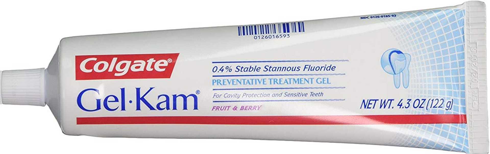 Colgate GelKam 0.4 Stannous Fluoride Gel Fruit & Berry 4.3 oz tube
