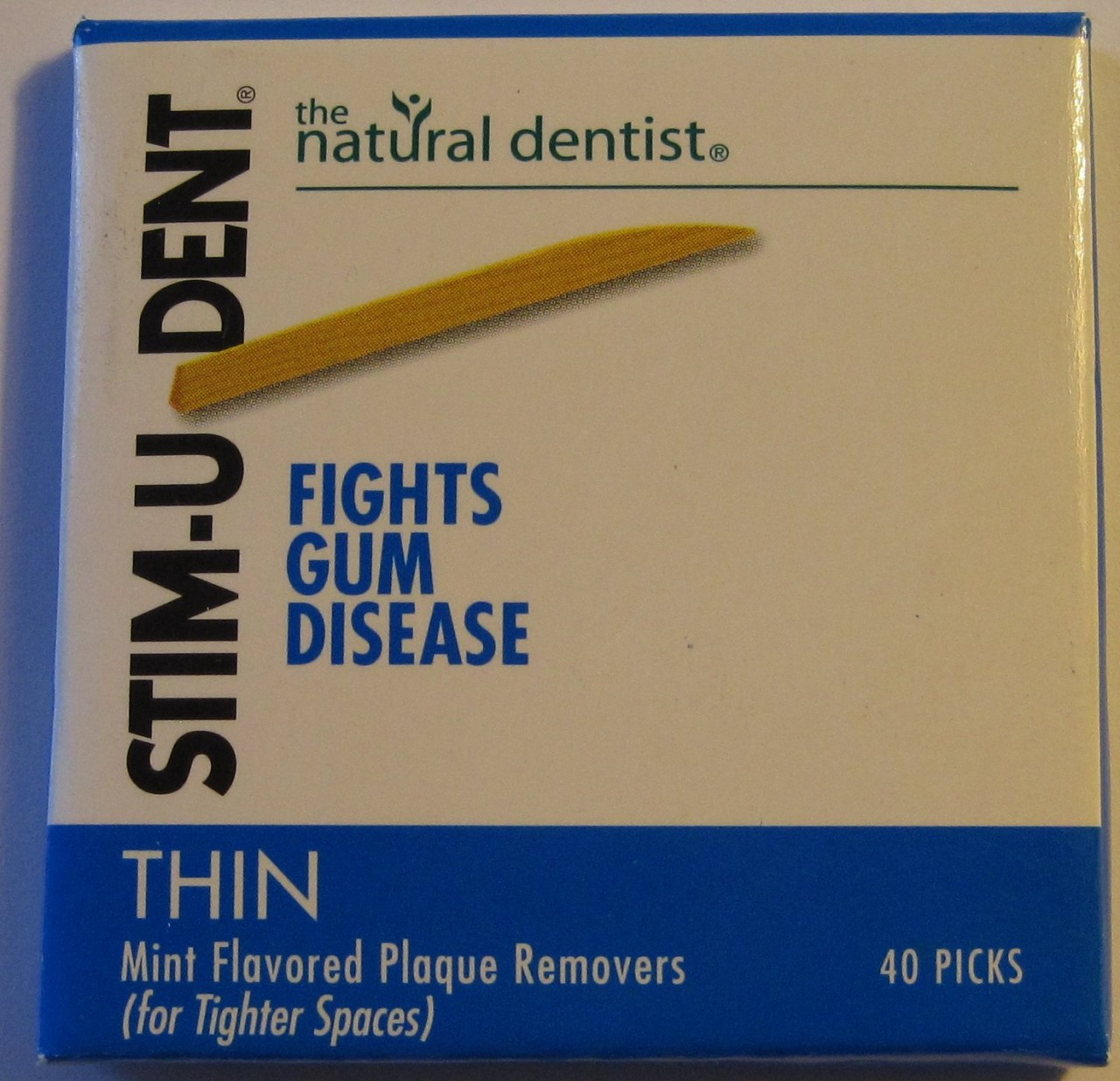 Jordan Dental Wooden Sticks Mint Thin Size KleenTeeth