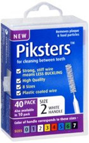 Piksters White Size 2 - 40 pack