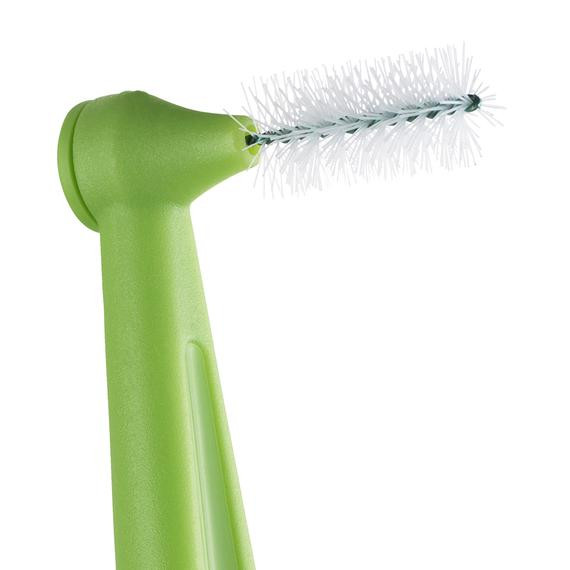 TePe Fine 0.8 mm Green Angle Interdental Brush - 25 Bulk Pack