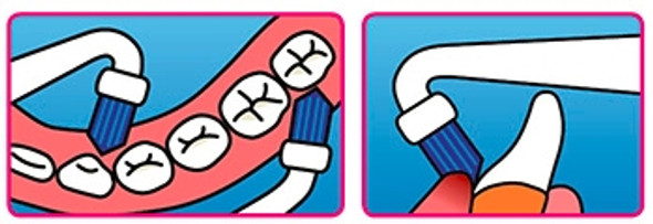 Piksters Reverse Focus Tip Soft Brush - Usage diagram