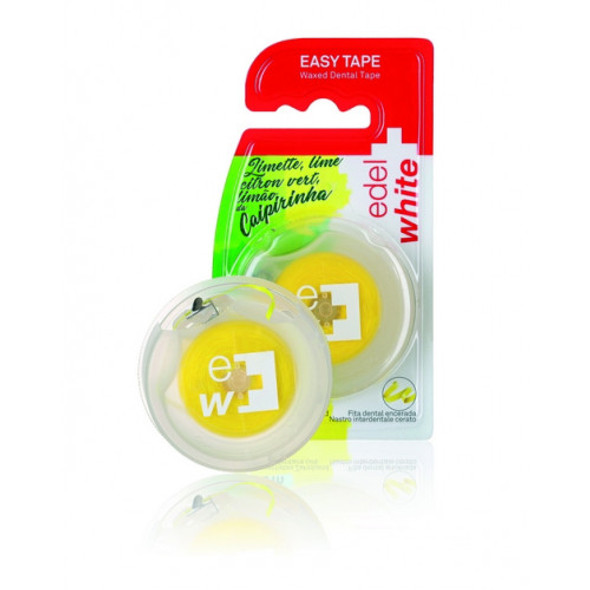 Edel+White Easy Tape - Waxed Dental Tape - LIME FLAVOR