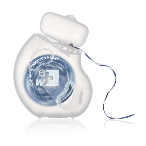 Gentle Gum Care Soft Woven Dental Floss, Minty Cinnamon Flavored Dental Floss view of floss and container