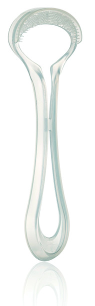 Edel+White Tongue Cleaners- 3 Pack - view of clear tongue cleaner