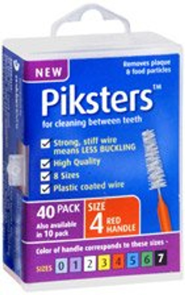 Piksters Red Size 4 - 40 pack