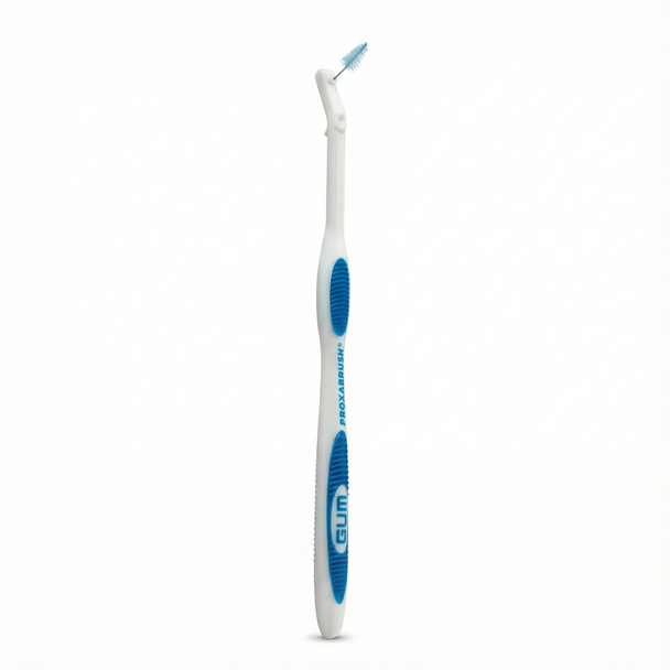 GUM Proxabrush Handle - Plastic Single Ended -#611 - view of entire handle